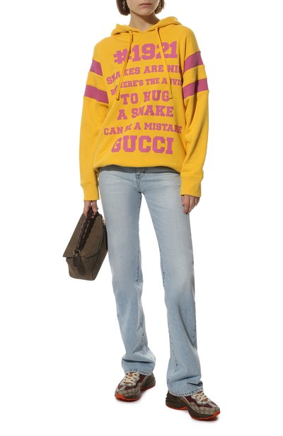Хлопковое худи GUCCI, арт. 683276/XJD3E, фото 2