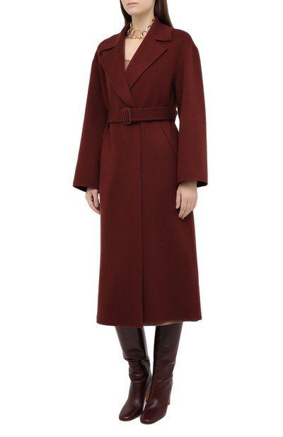 Кашемировое пальто LORO PIANA бордового цвета по цене 995000 руб., арт. FAL3652, фото 3 Кашемировое пальто LORO PIANA, арт. FAL3652, фото 3