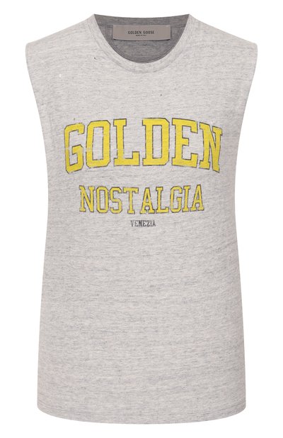 Женская хлопковая майка GOLDEN GOOSE DELUXE BRAND, арт. GWP02187.P001886