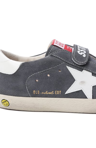 Замшевые кеды old school GOLDEN GOOSE DELUXE BRAND темно-синего цвета по цене 49950 руб., арт. GTF00111.F008036, фото 5 Замшевые кеды old school GOLDEN GOOSE DELUXE BRAND, арт. GTF00111.F008036, фото 5
