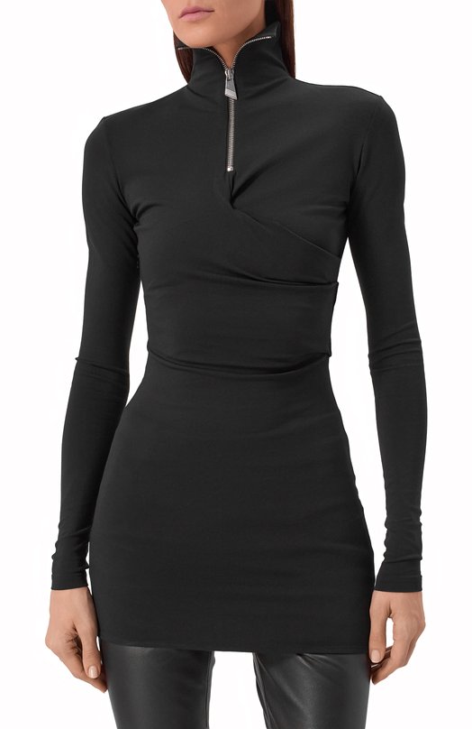 Платье из вискозы The Attico 260WCA00476/RYY002AA Чёрный  260WCA00476/RYY002AA Фото 3