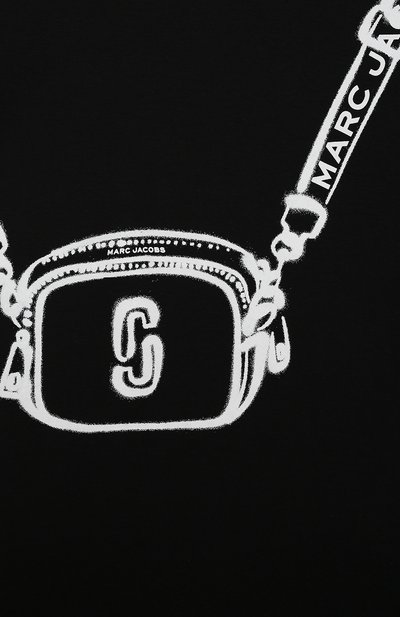 Хлопковое платье MARC JACOBS (THE) черного цвета по цене 6995 руб., арт. W60072/6A-12A, фото 3 Хлопковое платье MARC JACOBS (THE), арт. W60072/6A-12A, фото 3