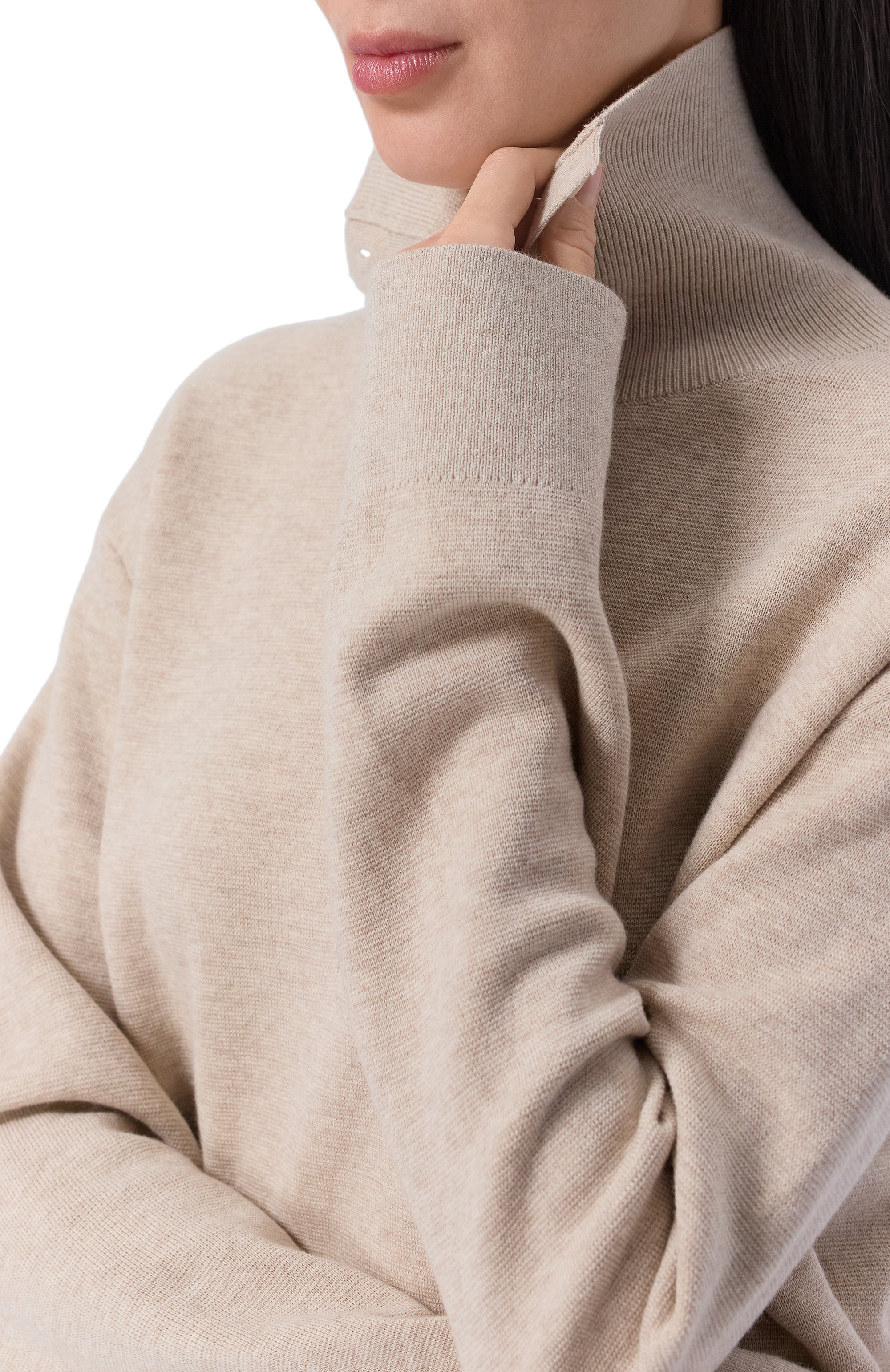 Свитер из шерсти и хлопка 12 STOREEZ, арт. 136266, фото 5