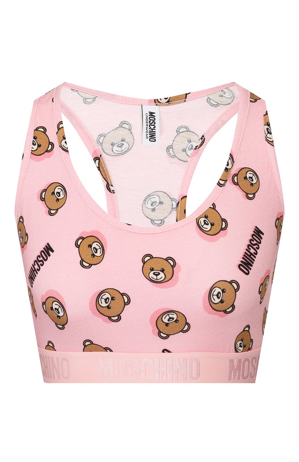 Бра-топ MOSCHINO розового цвета по цене 5645 руб., арт. A6801/9005, фото 1 Бра-топ MOSCHINO, арт. A6801/9005, фото 1