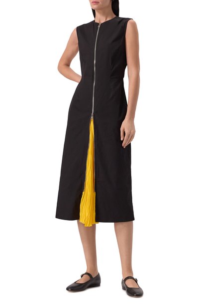 Хлопковое платье MSGM, арт. 3841MDA23/257126, фото 3