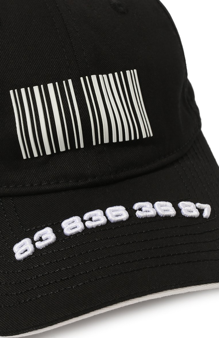 Хлопковая бейсболка VTMNTS, арт. VL12CA100B/1052, фото 4