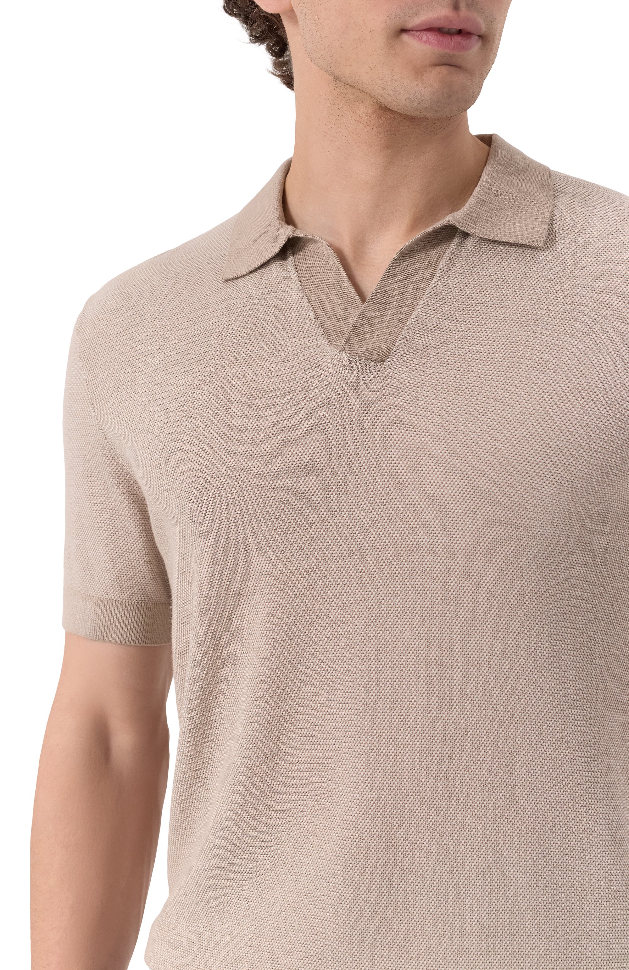 Поло из хлопка и вискозы BOGNER, арт. 88419503, фото 5