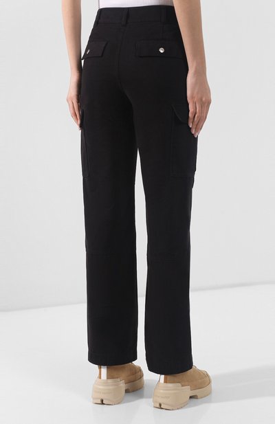 Хлопковые брюки ALEXANDERWANG.T черного цвета по цене 39500 руб., арт. 4WC1204011, фото 4 Хлопковые брюки ALEXANDERWANG.T, арт. 4WC1204011, фото 4