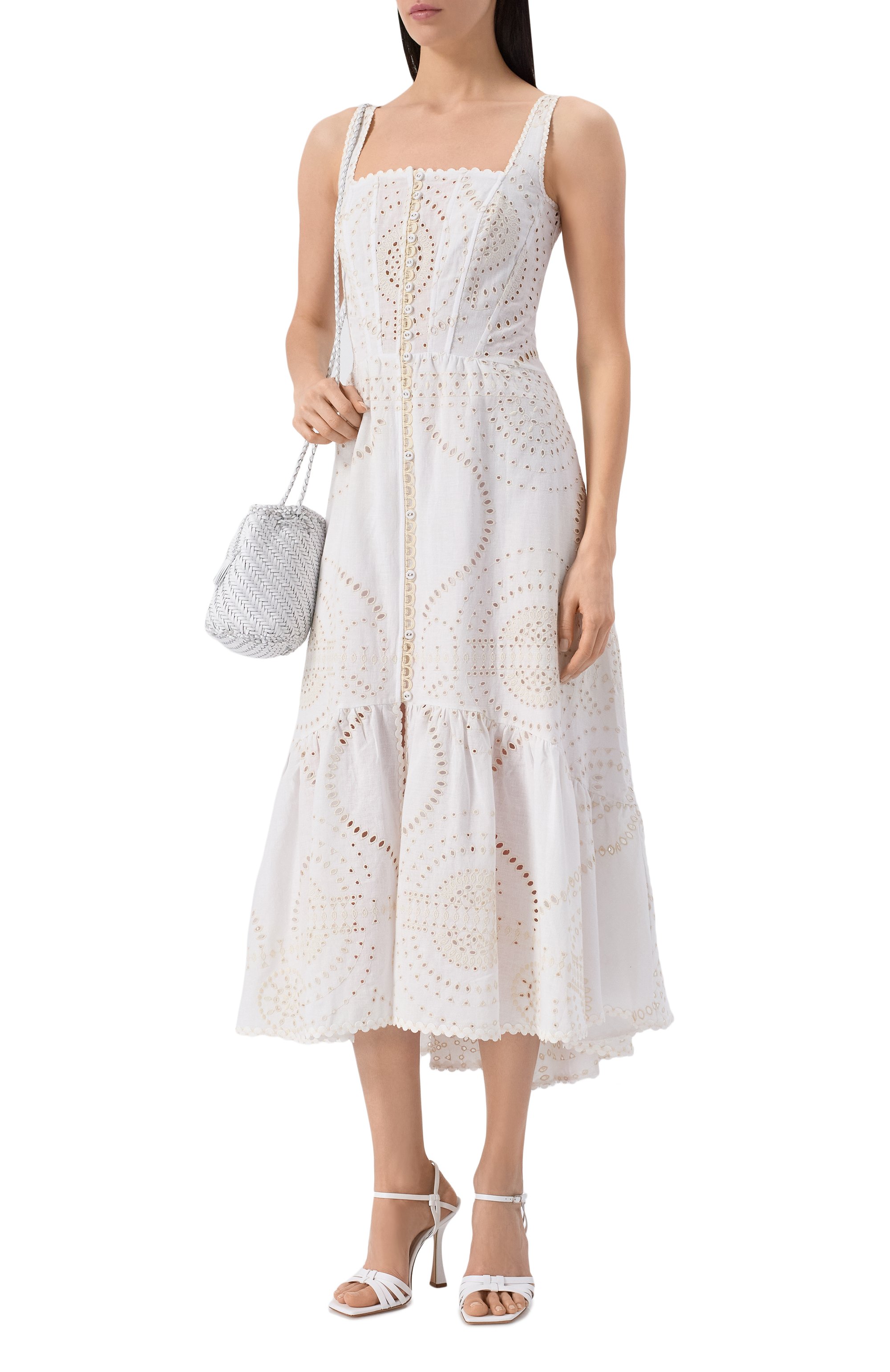 Платье из хлопка и льна CHARO RUIZ IBIZA, арт. 254613, фото 2