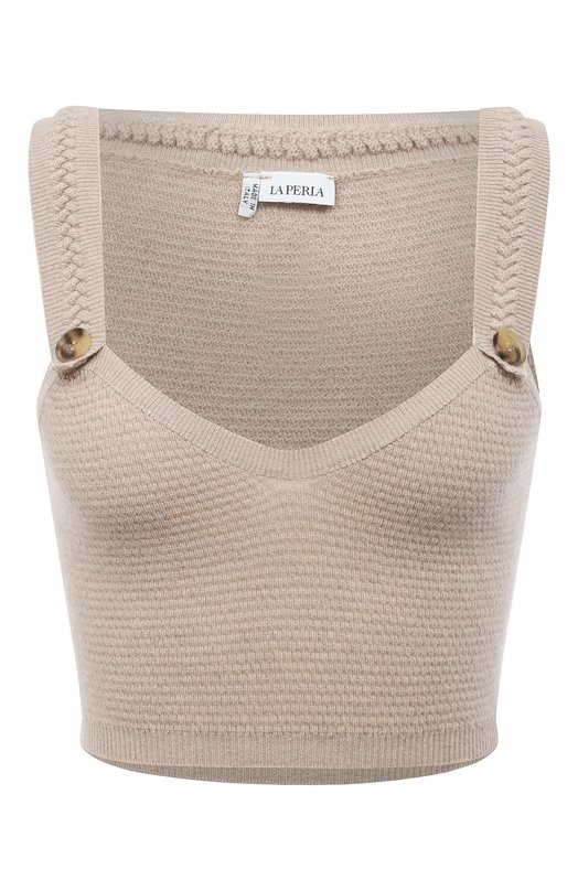 

Топ из шерсти и кашемира La Perla, Бежевый