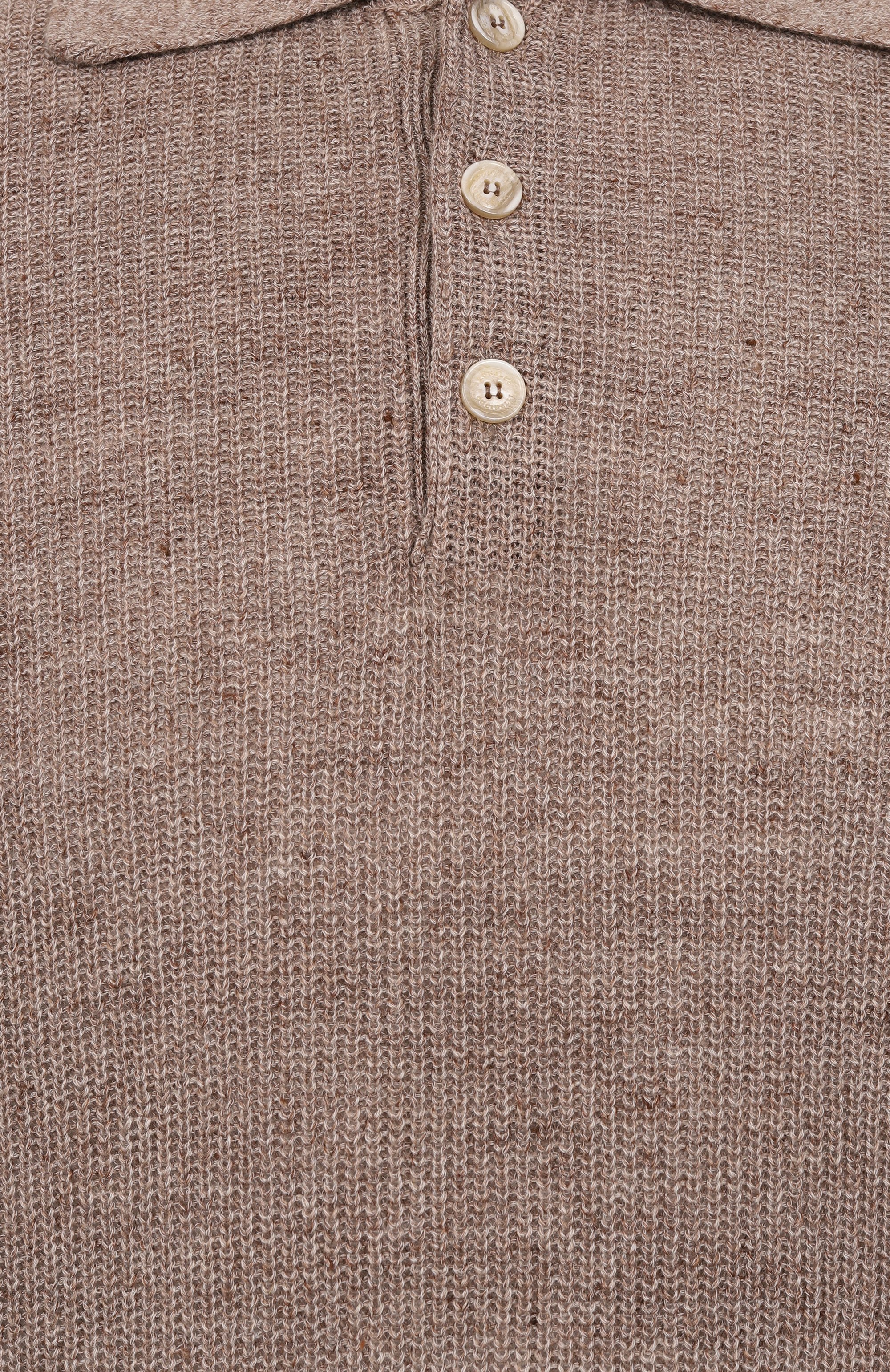 Поло изо льна и хлопка BRUNELLO CUCINELLI, арт. M2L707715, фото 6