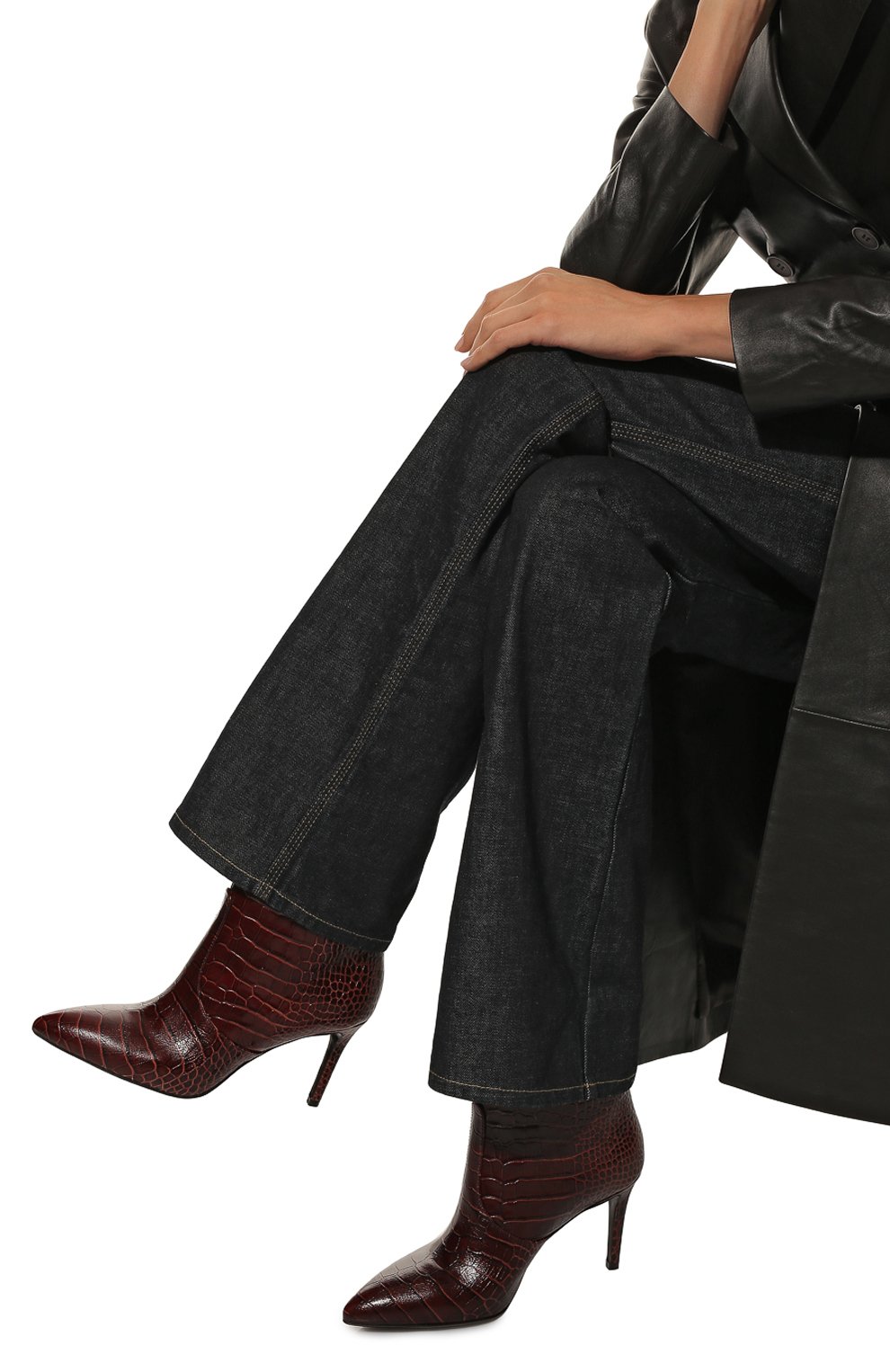 Кожаные ботильоны MATTIA CAPEZZANI, арт. W231/C0CC0, фото 3