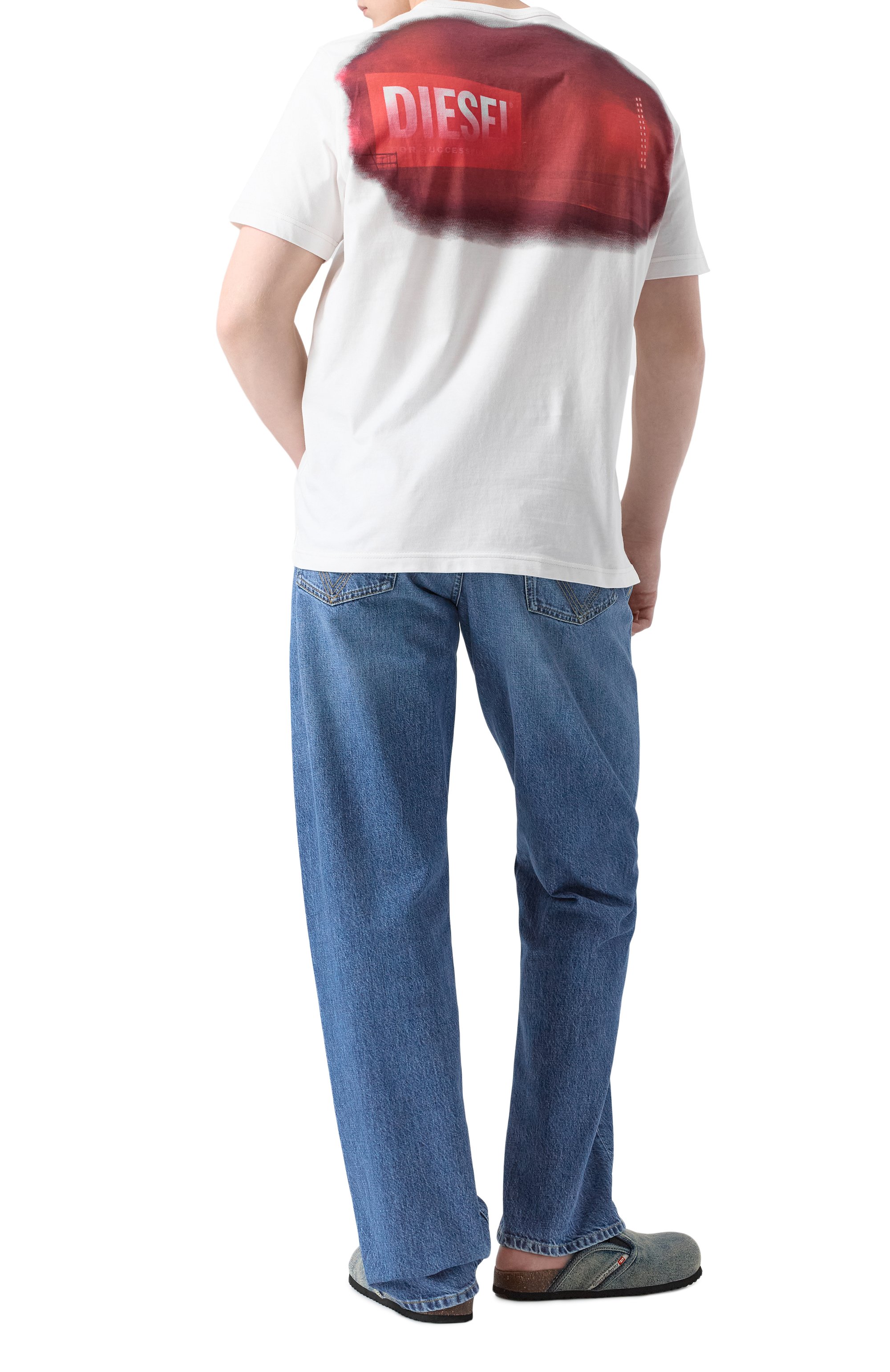 Хлопковая футболка DIESEL, арт. A16514/0AKAK, фото 2