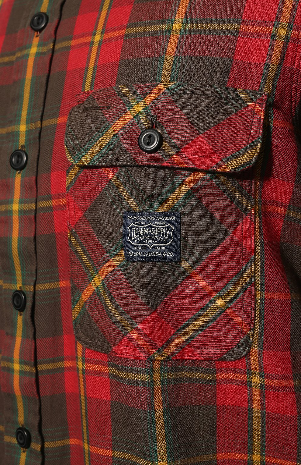 Хлопковая рубашка POLO RALPH LAUREN, арт. 710858324/5477, фото 5