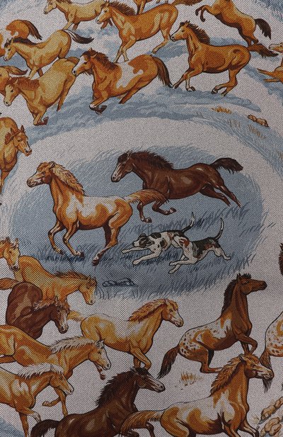 Шелковый платок STEFANO RICCI темно-синего цвета по цене 24800 руб., арт. FZSR17/13710, фото 2 Шелковый платок STEFANO RICCI, арт. FZSR17/13710, фото 2