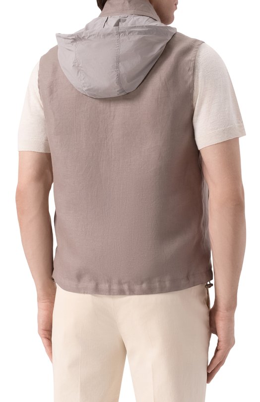 Двусторонний жилет Corneliani 25C5P8-2520153 Бежевый  25C5P8-2520153 Фото 8