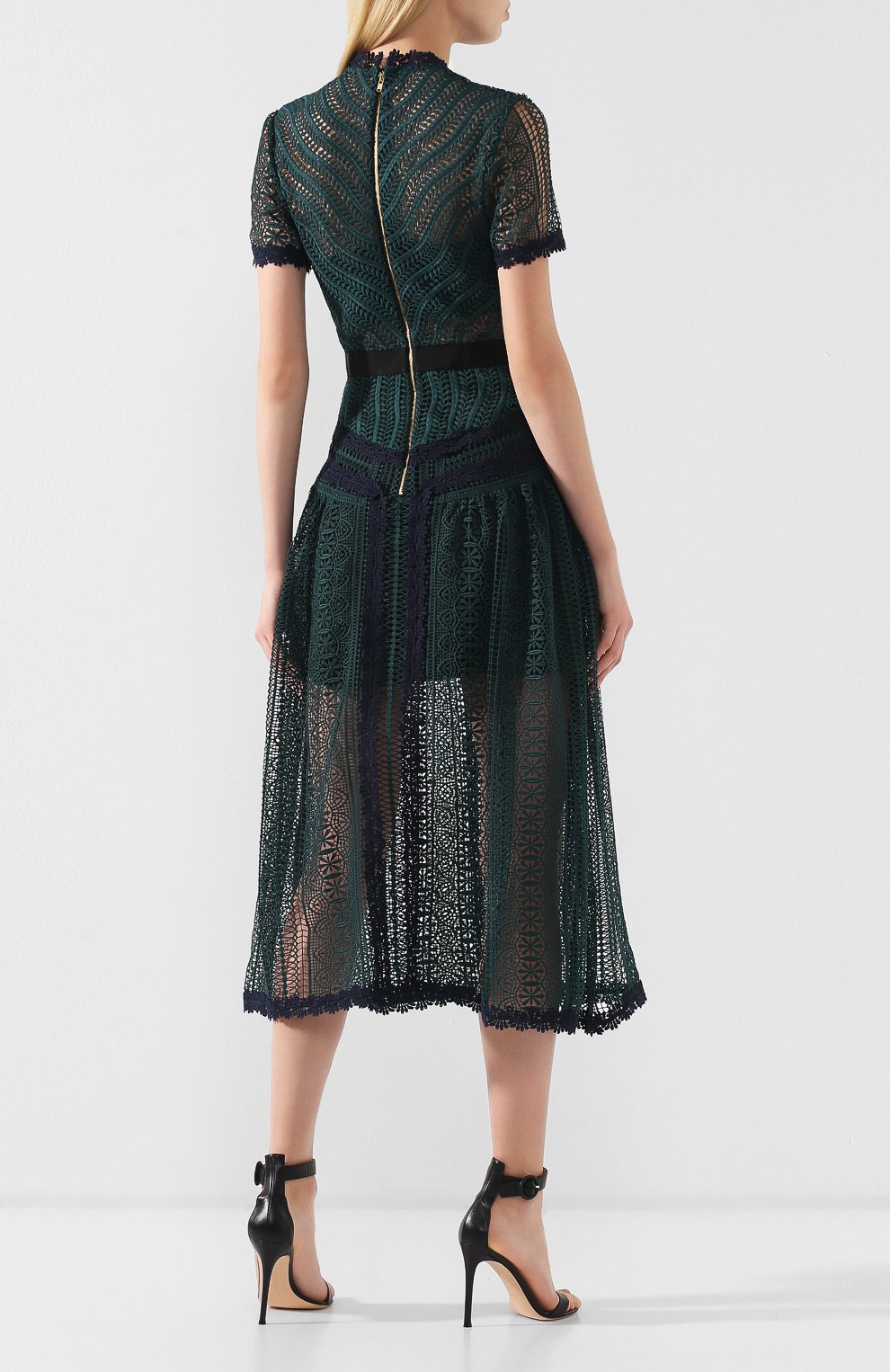 Кружевное платье-миди SELF-PORTRAIT, арт. SP20-071, фото 4