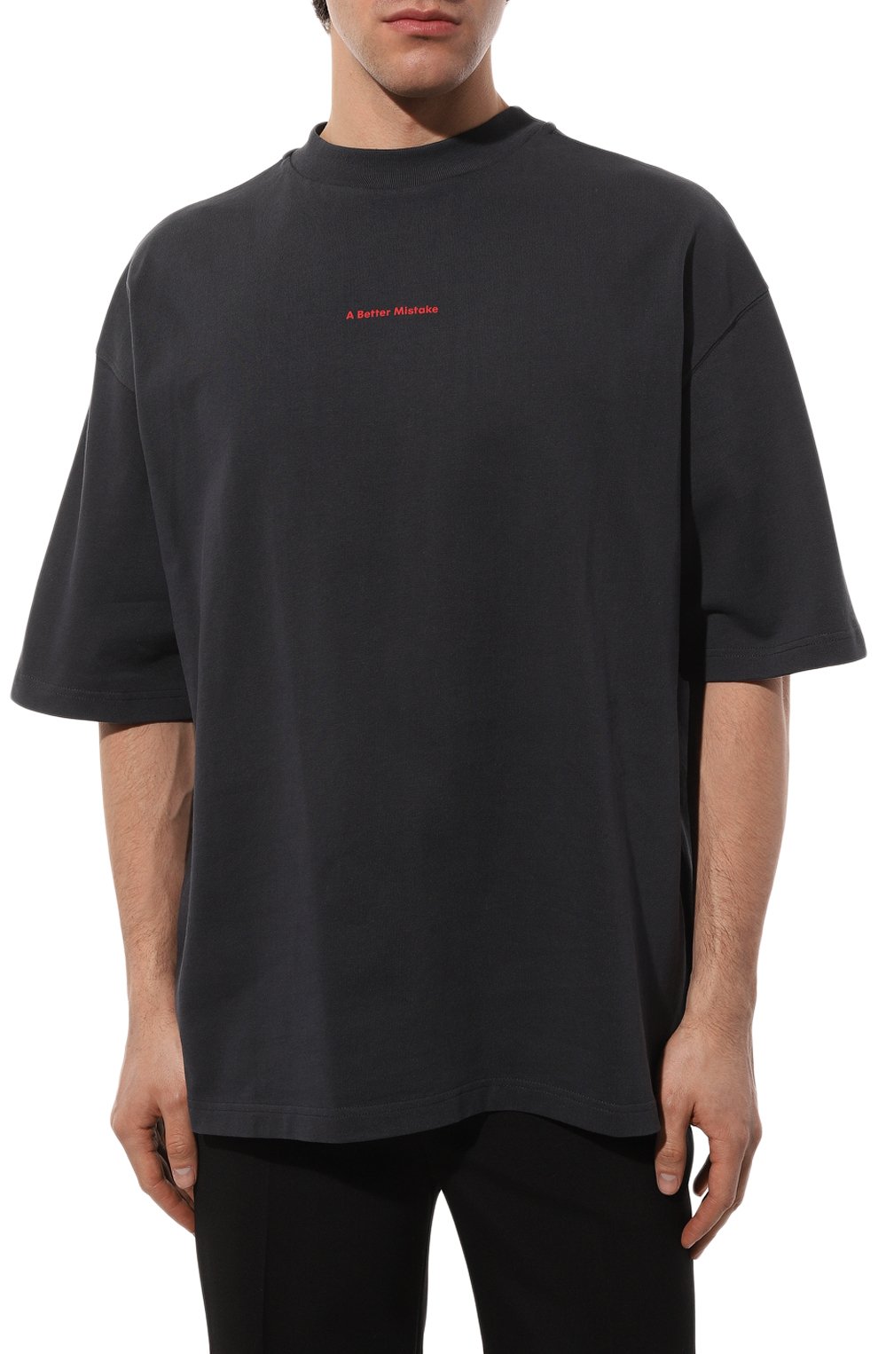 Хлопковая футболка A BETTER MISTAKE, арт. 05D12TS163M JS030PD, фото 3