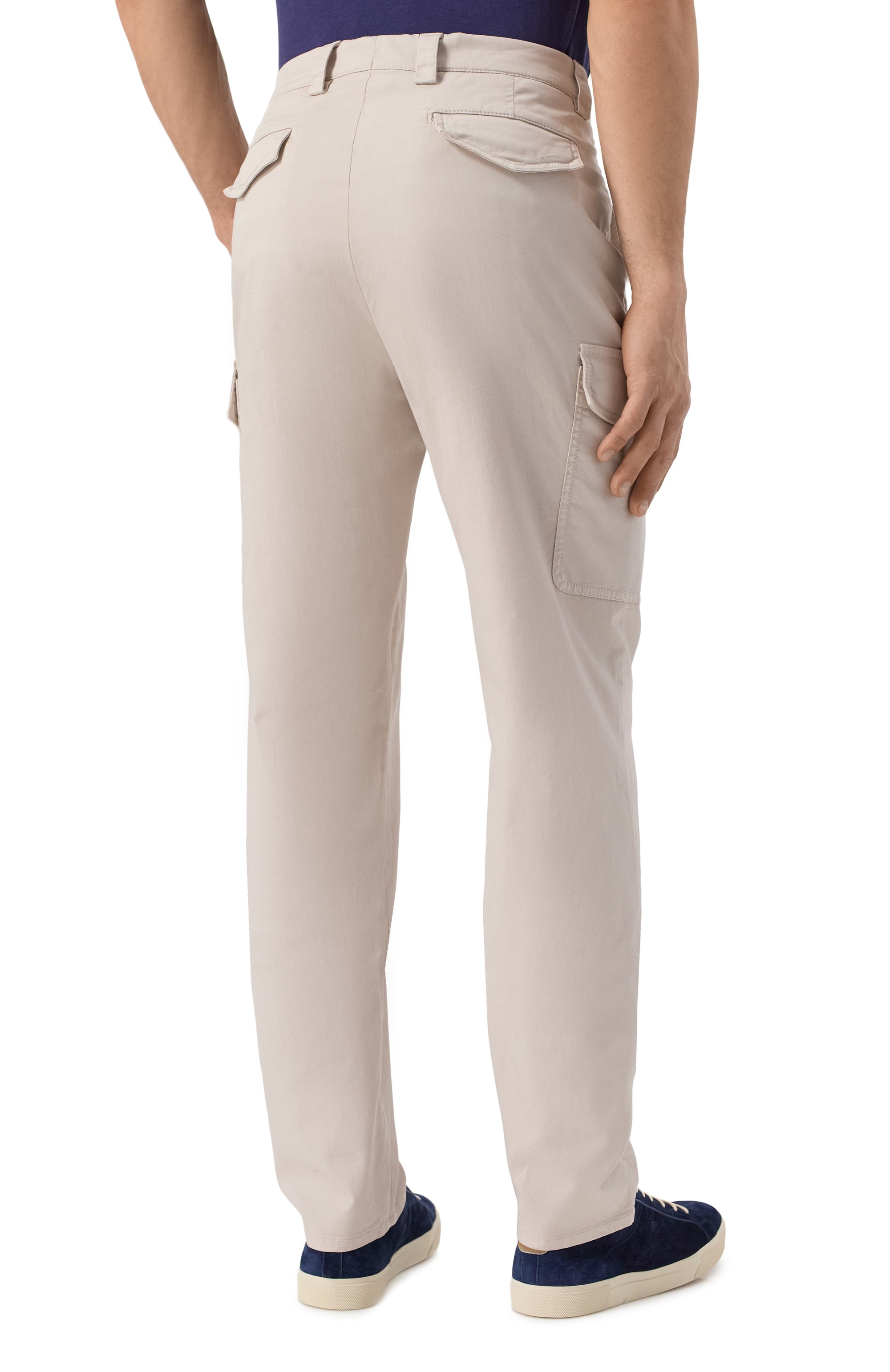 Хлопковые брюки-карго BRUNELLO CUCINELLI, арт. M289LE1890, фото 4