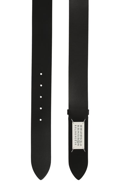 Кожаный ремень MAISON MARGIELA черного цвета по цене 49300 руб., арт. SA3TP0012/P5163, фото 3 Кожаный ремень MAISON MARGIELA, арт. SA3TP0012/P5163, фото 3