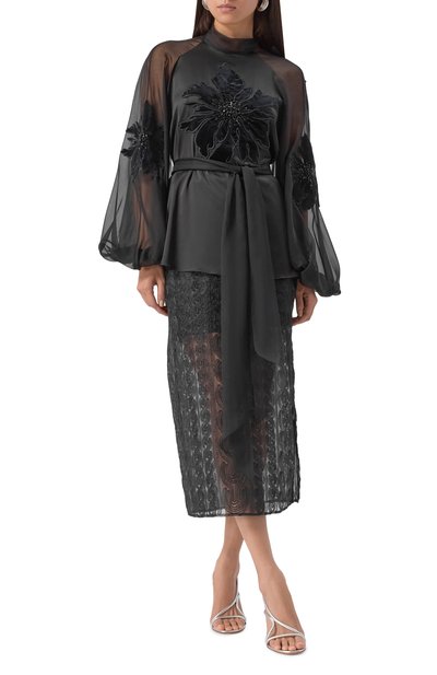 Атласная блузка YANINA, арт. T-2933, фото 3