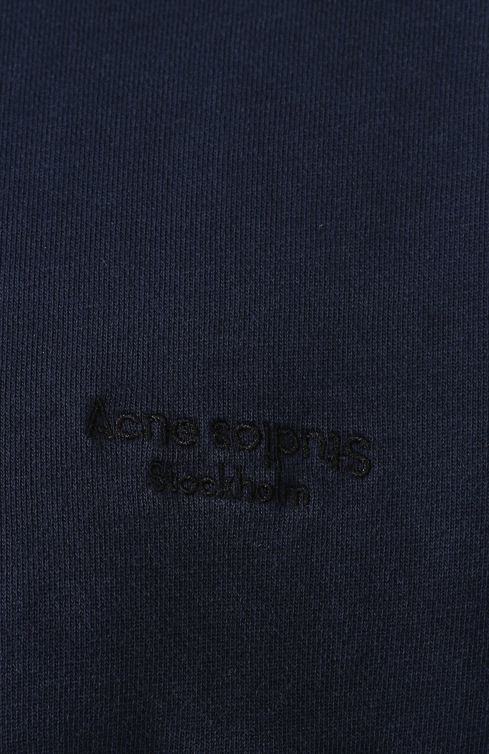 Хлопковый свитшот ACNE STUDIOS темно-синего цвета по цене 17450 руб., арт. AI0007, фото 5 Хлопковый свитшот ACNE STUDIOS, арт. AI0007, фото 5