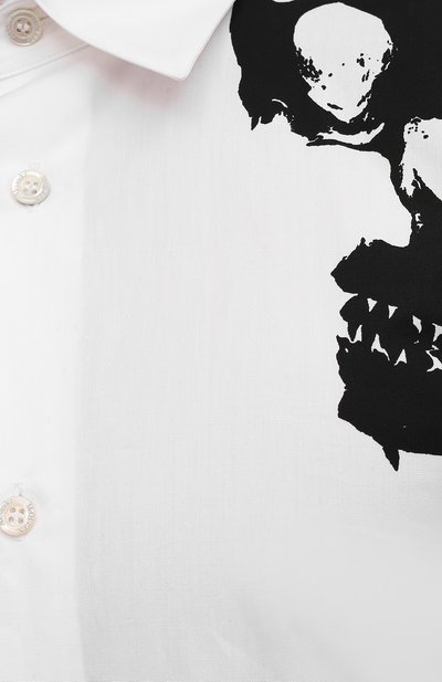 Хлопковая рубашка ALEXANDER MCQUEEN, арт. 682292/QS048, фото 5