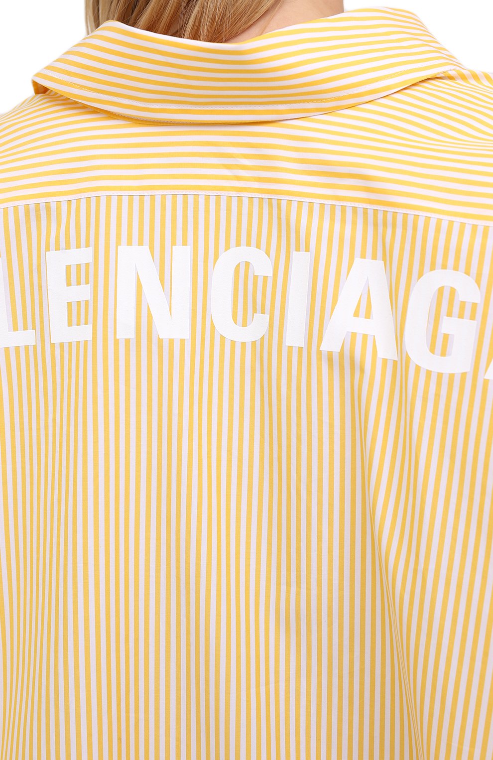 Хлопковая рубашка BALENCIAGA, арт. 622050/TYB19, фото 6