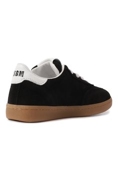 Детские замшевые кеды MSGM KIDS черного цвета, арт. 79821/VAR3/36-40 | Фото 3 (Материал сплава: Проставлено; Материал внешний: Натуральная кожа, Замша; Материал внутренний: Натуральная кожа; Нос: Не проставлено; Мальчики Кросс-КТ: Обувь-низкие)