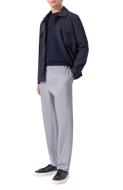 Мужской хлопковый джемпер CANALI, арт. C1161/MK02460