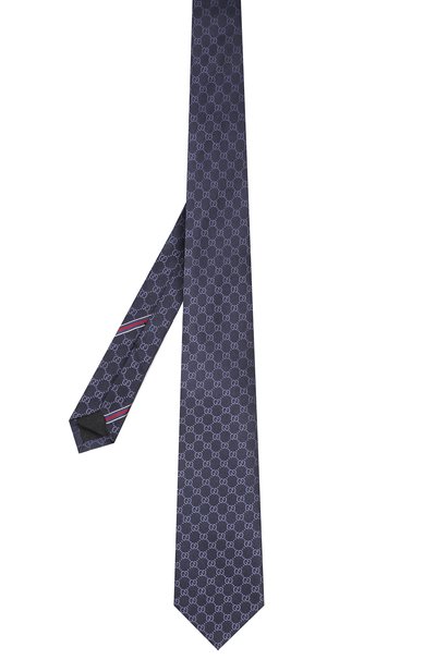 Шелковый галстук GUCCI, арт. 456520/4B002, фото 3