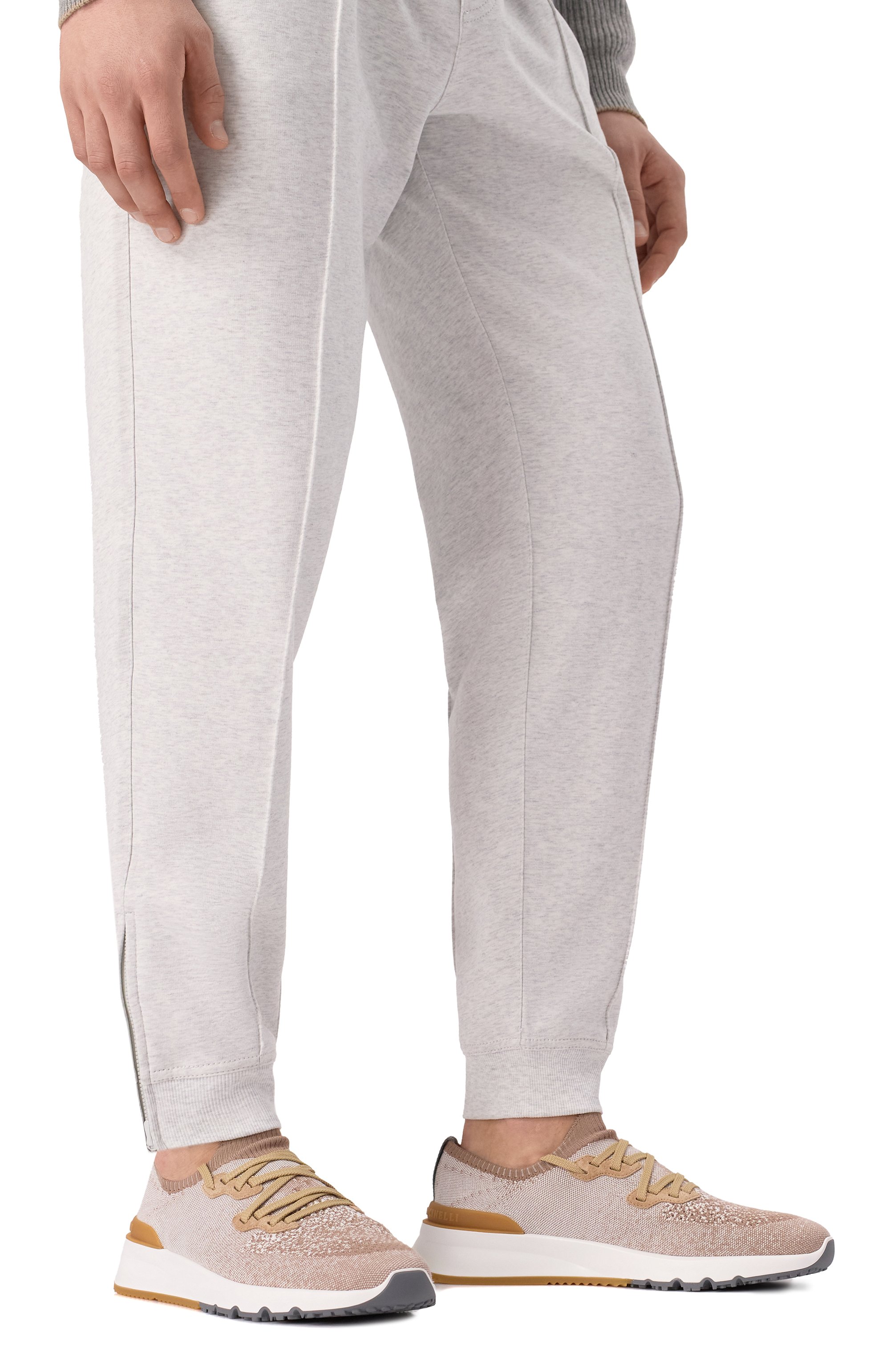 Текстильные кроссовки BRUNELLO CUCINELLI, арт. MZUKIS0250, фото 3