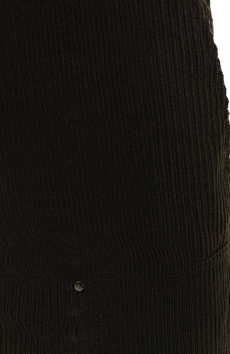 Мужские хлопковые брюки DROLE DE MONSIEUR хаки цвета, арт. C-BP126-C0079-DGN | Фото 5 (Длина (брюки, джинсы): Стандартные; Случай: Повседневный; Материал сплава: Проставлено; Материал внешний: Хлопок; Драгоценные камни: Проставлено; Стили: Кэжуэл)