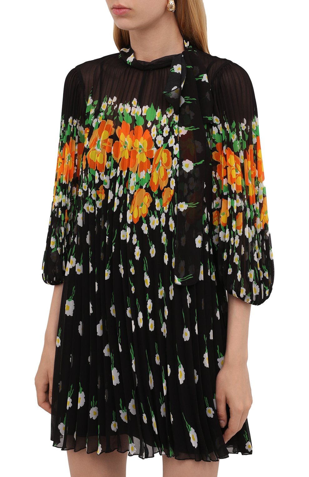 Платье REDVALENTINO черного цвета по цене 94650 руб., арт. WR3VABN5/604, фото 3 Платье REDVALENTINO, арт. WR3VABN5/604, фото 3