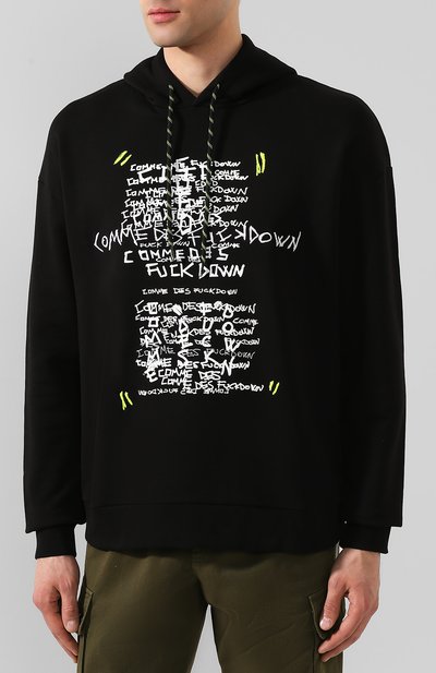 Хлопковое худи COMME DES FUCKDOWN, арт. CDFU765, фото 3