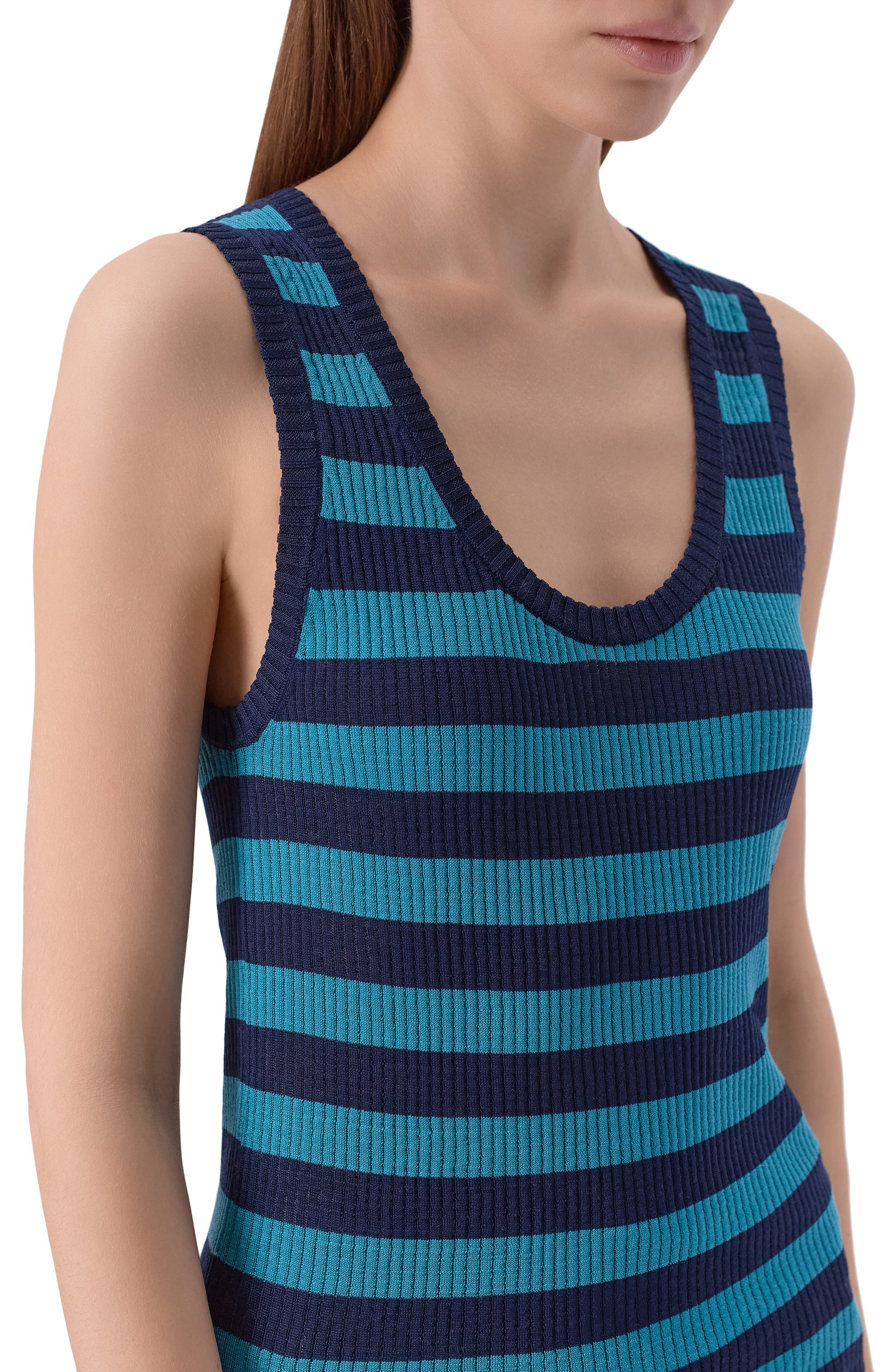 Хлопковая майка DRIES VAN NOTEN, арт. 011223/3702, фото 5