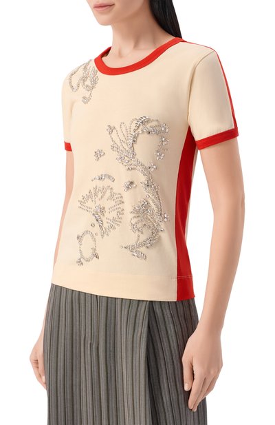 Хлопковая футболка DRIES VAN NOTEN, арт. 011117/3603, фото 3