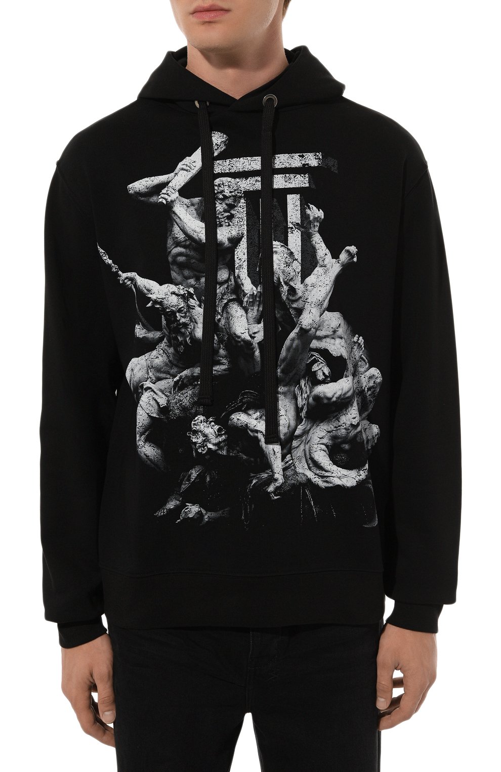 Хлопковое худи DIEGO VENTURINO, арт. D3W4DVFLHTDSTR, фото 3