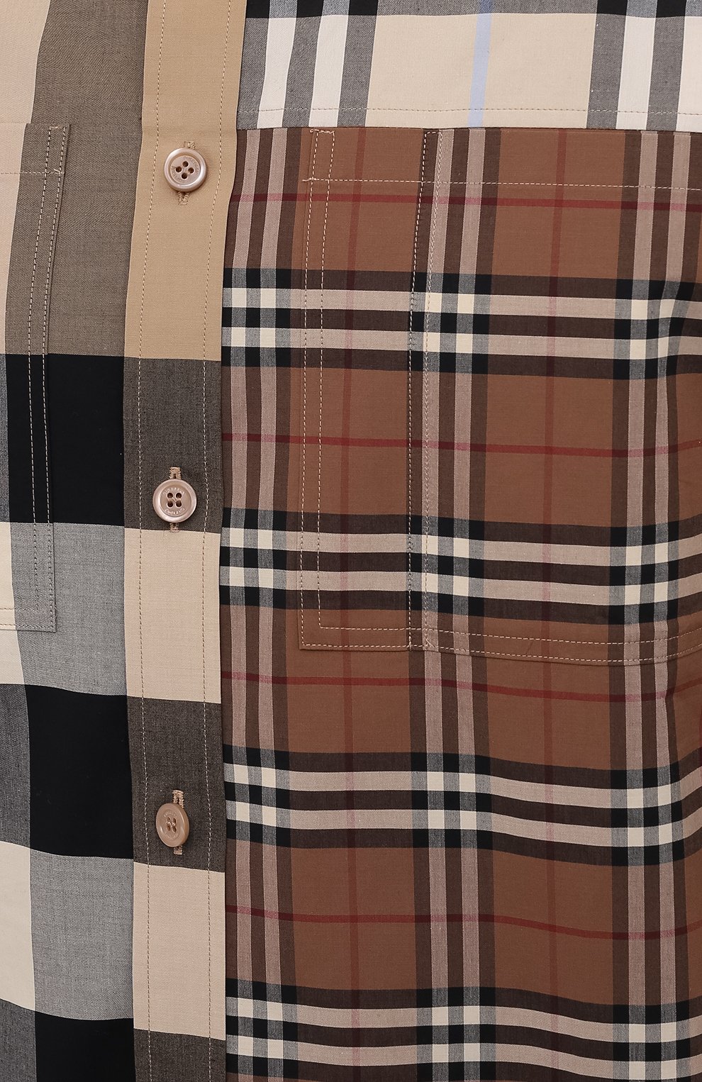 Хлопковая рубашка BURBERRY, арт. 8038638, фото 5