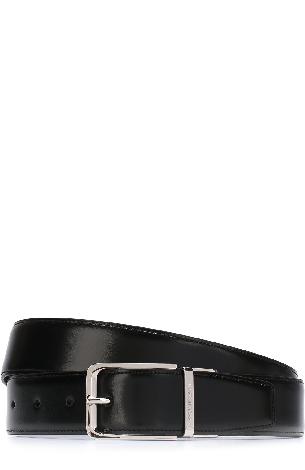 Кожаный ремень с металлической пряжкой CORNELIANI, арт. 81V305-8120849/00, фото 1