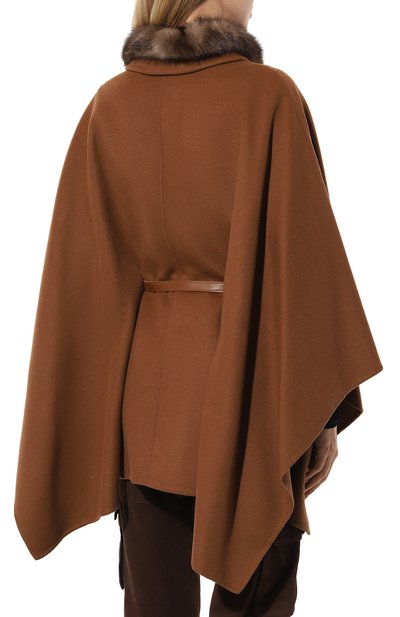 Кашемировый кейп SABLEFUR, арт. 72215-sb-02, фото 4