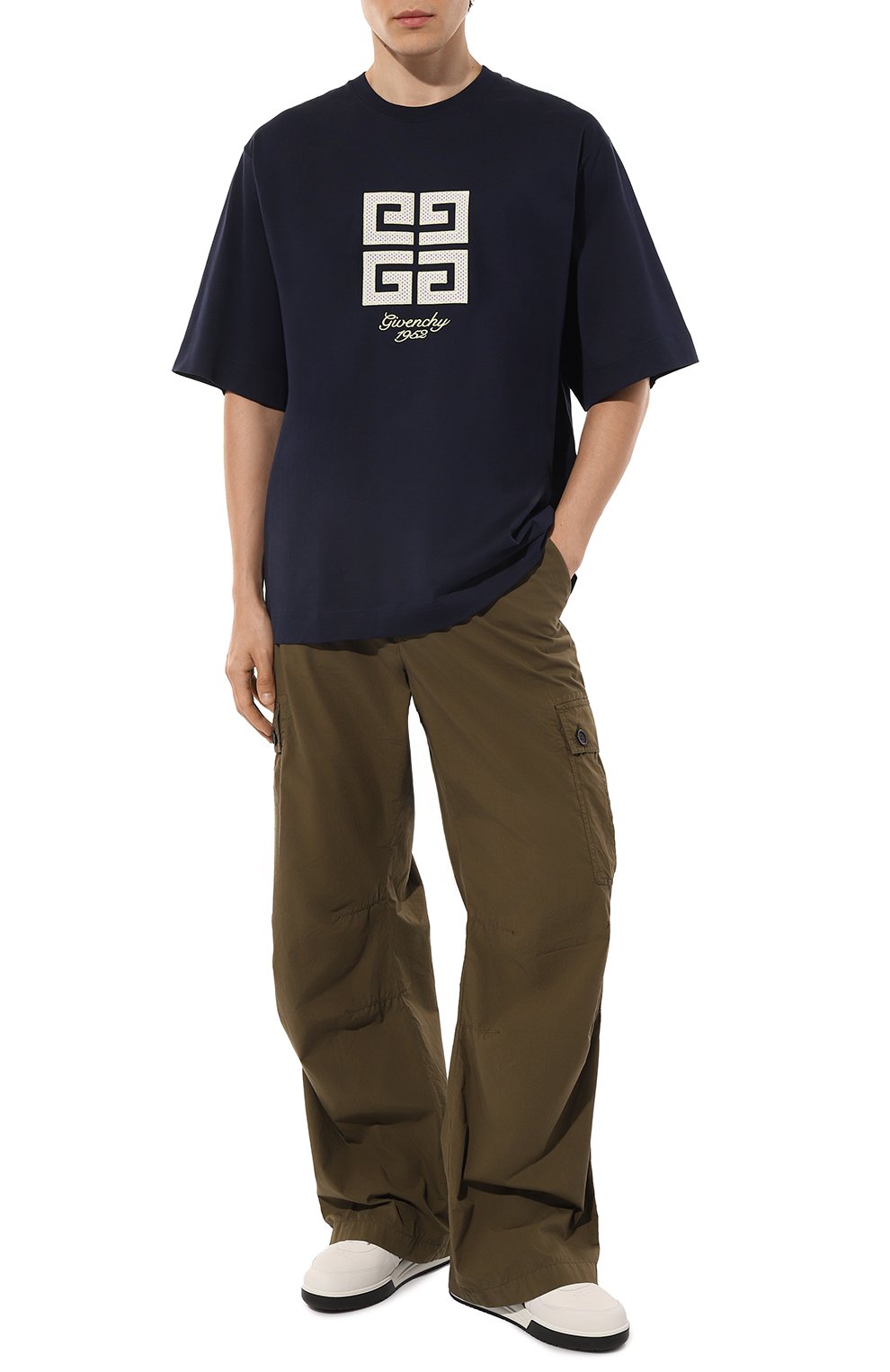 Хлопковая футболка GIVENCHY, арт. BM712H3YMV, фото 2