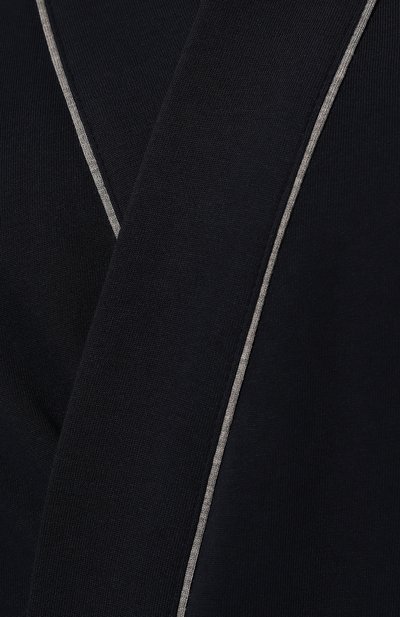 Хлопковый халат BOSS темно-синего цвета по цене 17950 руб., арт. 50469624, фото 5 Хлопковый халат BOSS, арт. 50469624, фото 5