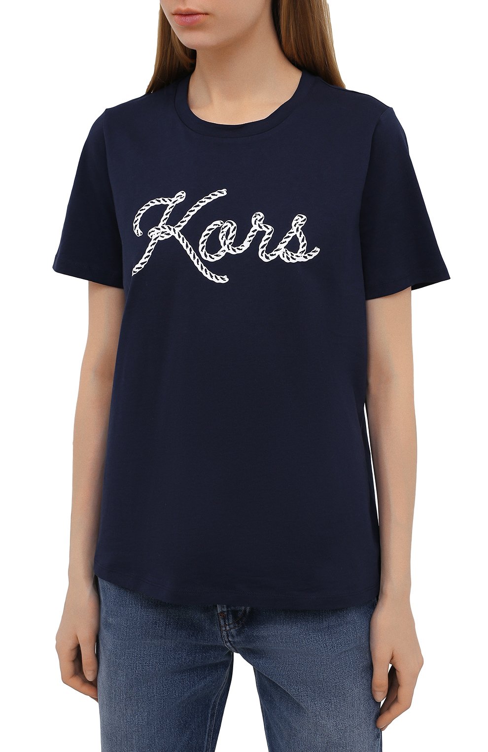 Хлопковая футболка MICHAEL MICHAEL KORS, арт. MS1501197J, фото 3