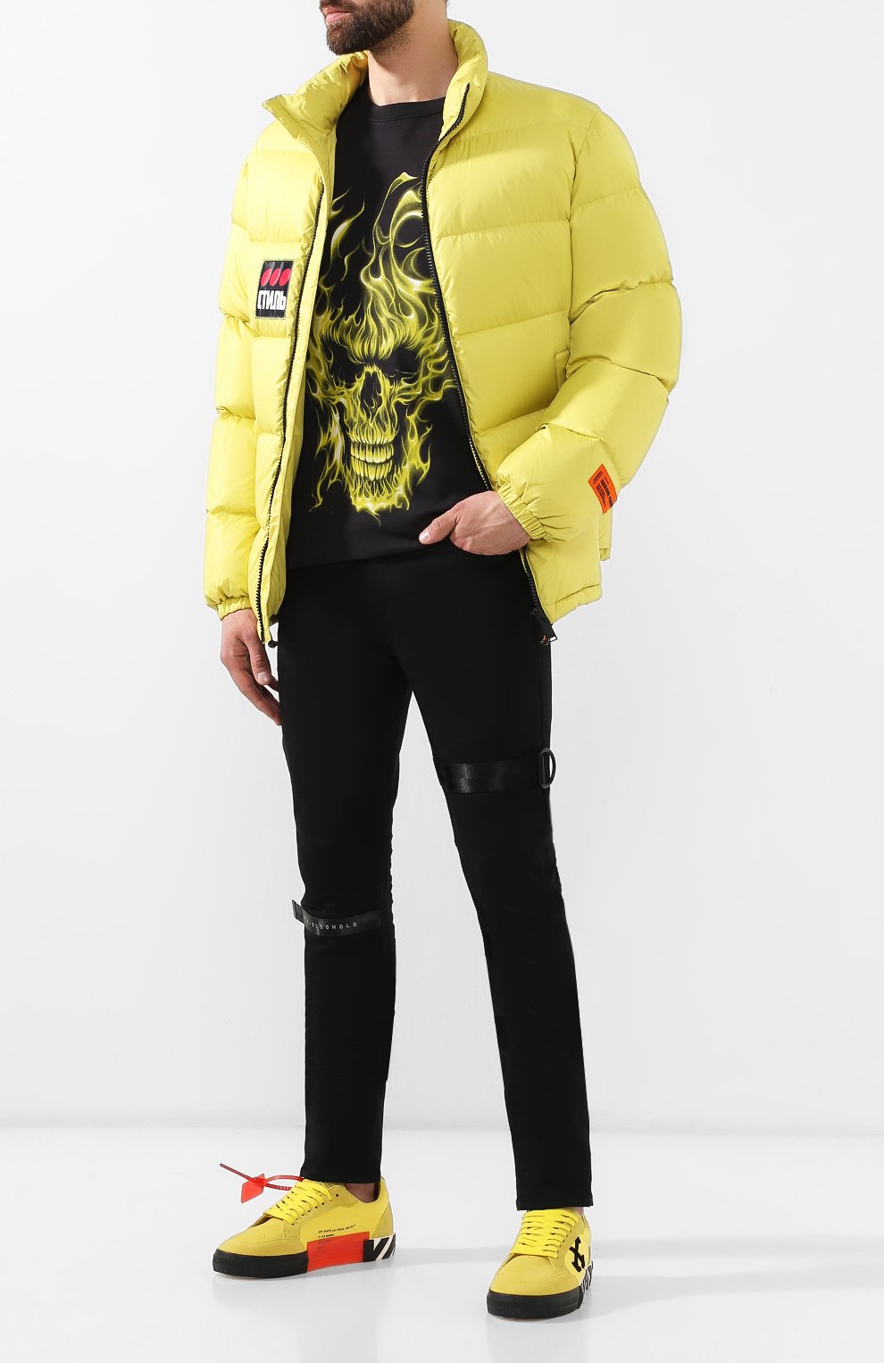 Замшевые кеды vulcanized OFF-WHITE, арт. 0MIA085E19C210476010, фото 2