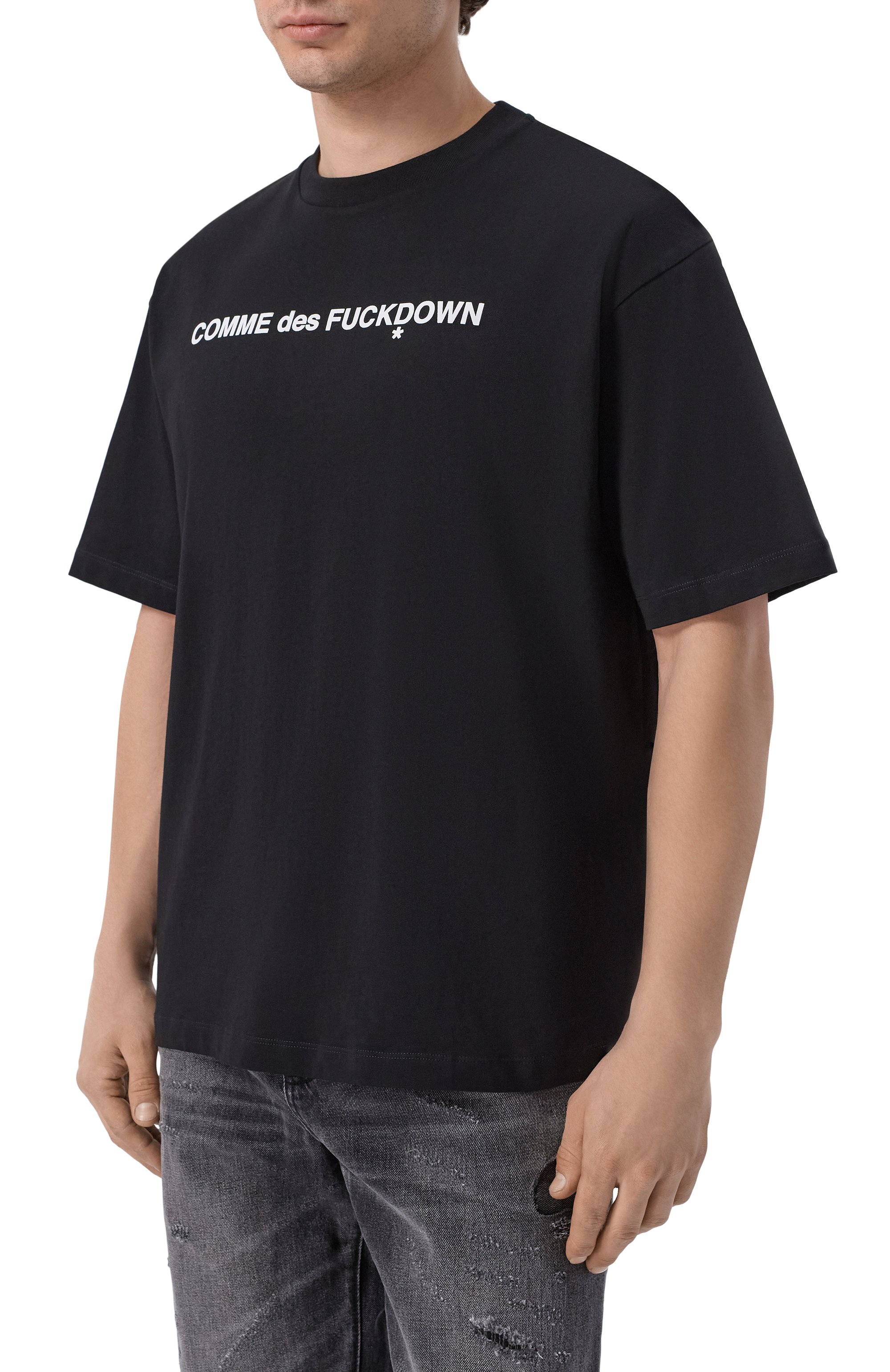 Хлопковая футболка COMME DES FUCKDOWN, арт. CFABM01902, фото 3