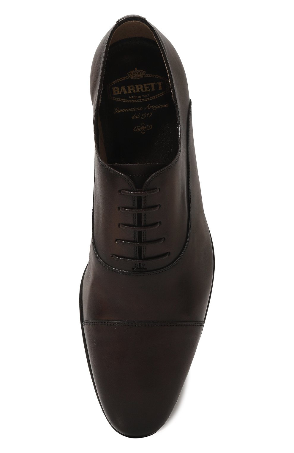 Кожаные оксфорды BARRETT темно-коричневого цвета по цене 65100 руб., арт. 141U002.38/C0RSAR0, фото 6 Кожаные оксфорды BARRETT, арт. 141U002.38/C0RSAR0, фото 6