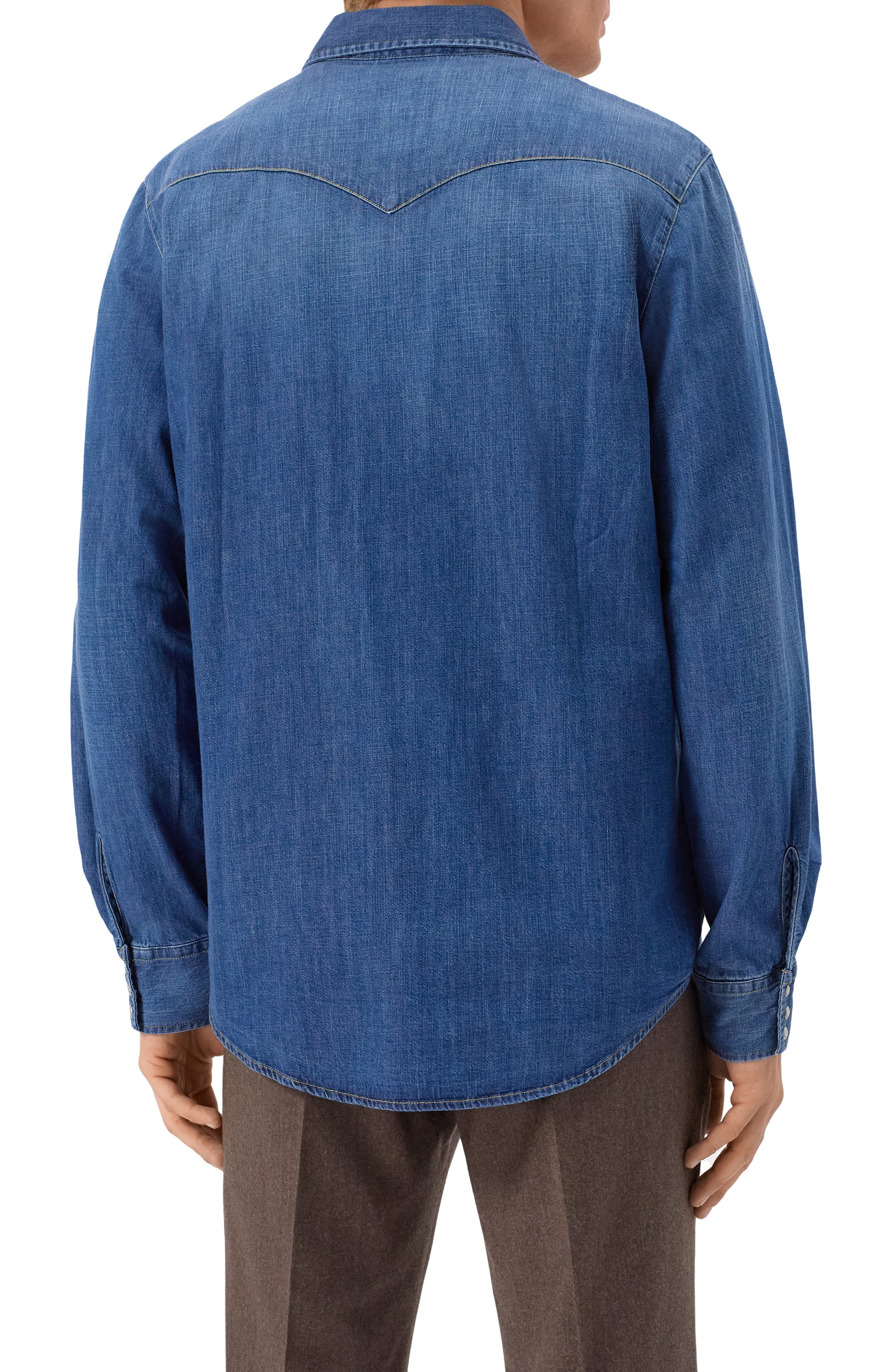 Джинсовая рубашка MVST, арт. C0DY/B059, фото 4