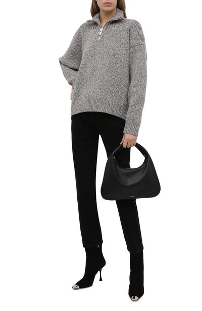 Шерстяной свитер ALEXANDER WANG серого цвета по цене 97900 руб., арт. 1KC4211005, фото 2 Шерстяной свитер ALEXANDER WANG, арт. 1KC4211005, фото 2