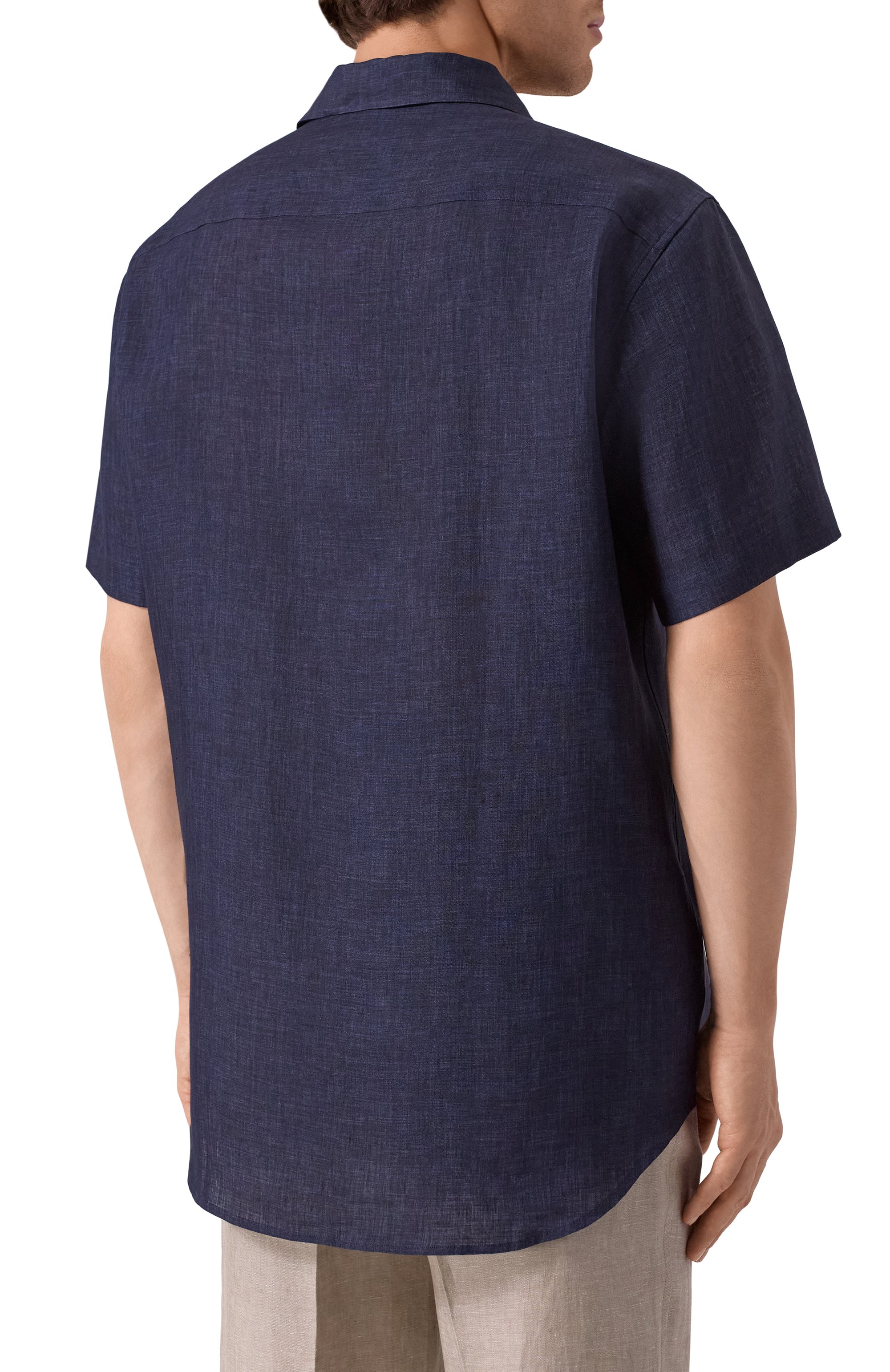 Льняная рубашка BRIONI, арт. SCFH0L-P9111, фото 4